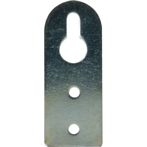 Attacco elemento H50xL20mm in acciaio zincato VYNEX 2 pezzi con viteria