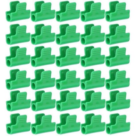 30 clips pour film plastique, colliers de serrage pour serre, accessoires de jardinage (1/4)