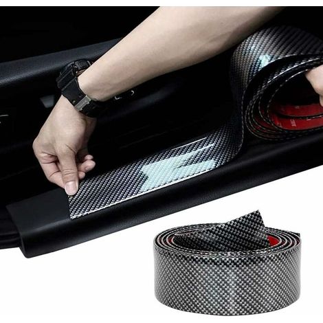 Car Stickers, Universal 2.5m Carbon Fiber Car Sticker Protector