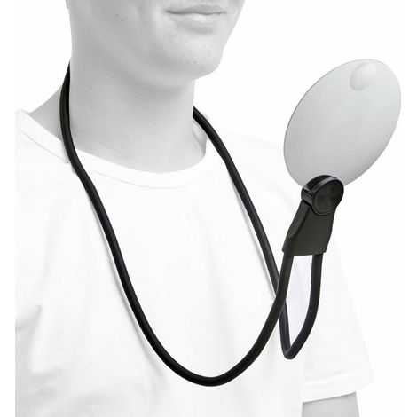 3-in-1-Lupe, Halsbandlupe, Freisprechlupe, Standlupe, Tischlupe, Handlupe, 200 % oder 400 % optische Vergrößerung