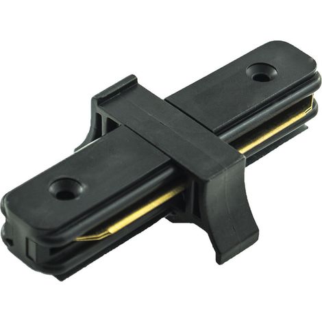 Connettore giunto dritto innesto binario elettrificato faro led manuale nero (1/3)