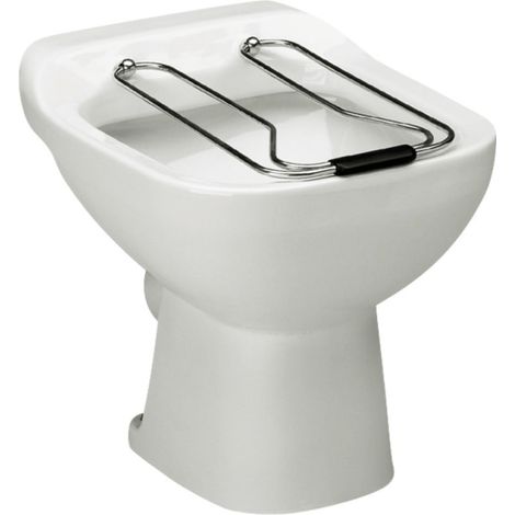 Vidoir ROCA Garda blanc + Grille en acier inoxydable