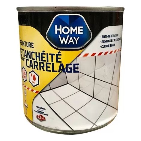 Peinture étanchéité avant carrelage 0,5 L – Imperméabilisant pour murs carrelés – Prévention des infiltrations d'eau – OXI