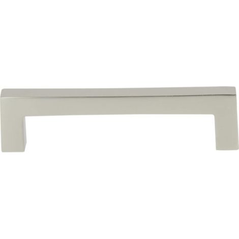 Manilla Cadap rectangular fina níquel satinado aluminio