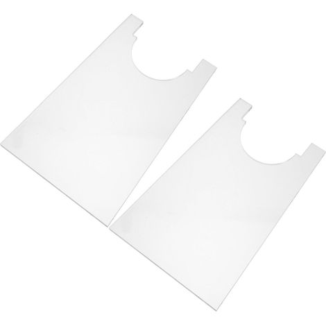 Lot de 2 entretoises murales transparentes en acrylique pour (1/5)