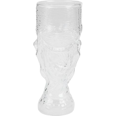 Verre à bière de 350 ml, grand format, transparent, pour eau, jus, café glacé, thé, cocktails et autres boissons. (1/5)
