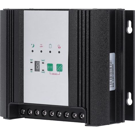 Hybrid-Laderegler für Wind- und Solarenergie mit LED-Digitalanzeige, 400 W/200 W, 24 V DC (1/5)
