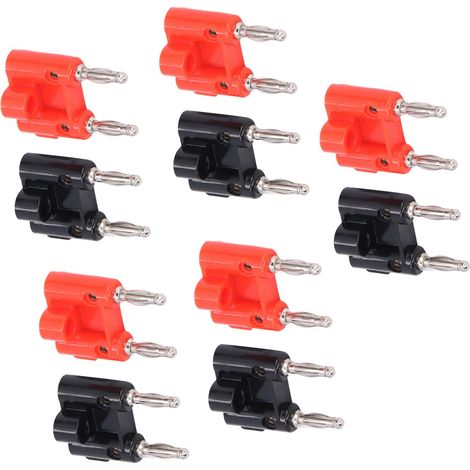 Set mit 5 Messing-PE-Bananensteckern zum Löten, ohne Löten, für elektronische Geräte in Wohnmobilen (1/5)