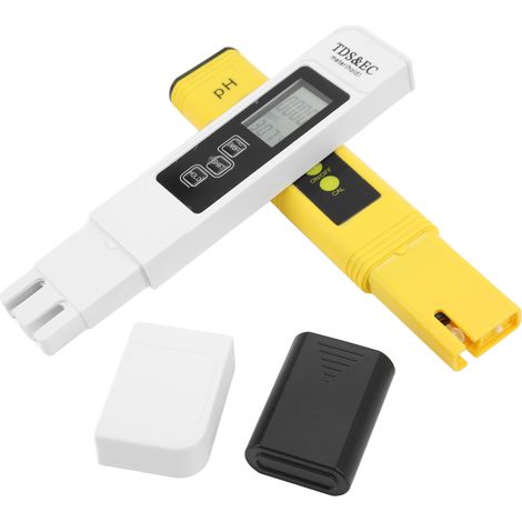 Digitaler Wassertester pH-Tester TDS-Messer, handliches, verschleißfestes ABS-Wasserqualitätsmessgerät für Aquarien und Schwimmbecken (1/5)