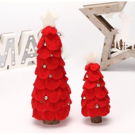 Cloches de Noël créatives en feutrine, décorations pour sapin de Noël, décorations de fenêtre et de bureau (1/5)