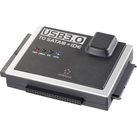 Renkforce disque dur Adaptateur [1x USB 3.0 mâle type A - 1x IDE femelle 40 pôles, IDE femelle 44 pô (1/5)