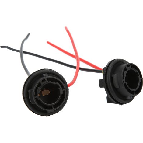 Lot de 2 connecteurs femelles pour ampoule LED 1156P, résistants à la chaleur et à la corrosion jusqu'à 150°C, pour clignotants, pour automobile et bateau.