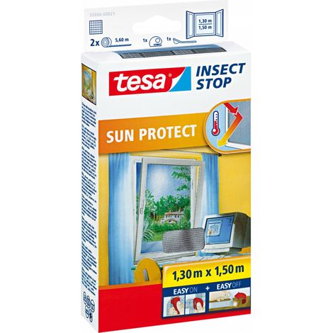 tesa COMFORT 55806-00021-00 Fliegengitter   (B x H) 1300 mm x 1500 mm Anthrazit 1 St.