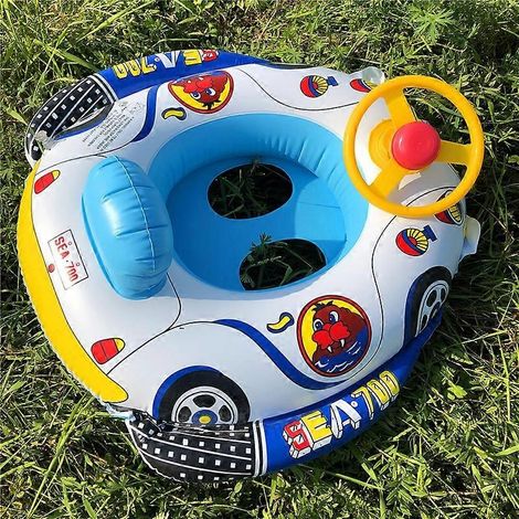 Inflatable swimming floats for babies, floating seat, parasol, children's swimming circle, pool fun, bathtub, beach party, summer water toys Wiuos (1/2)