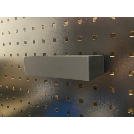 Boîte de rangement, 150 et 250 mm, paroi perforée, Panneau perforé carré, 38 mm/10 mm, Accessoires muraux perforés (150 mm) (1/4)