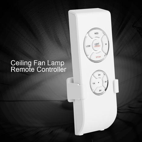 Ventilateur de plafond universel avec 4 minuteries et 3 vitesses, télécommande sans fil. (1/5)