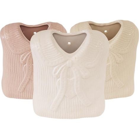SET 3 EVAPORATORI D'ACQUA PER TERMOSIFONI CON DESIGN A MAGLIA COLORI ASSORTITI (1/5)