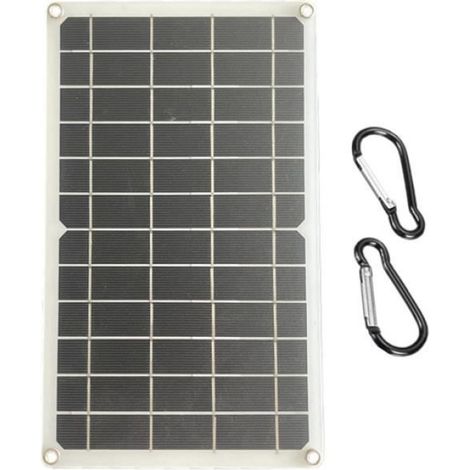 Chargeur solaire 10W 5V étanche portable banque d'alimentation solaire panneau solaire extérieur chargeurs de téléphone caméra (1/2)
