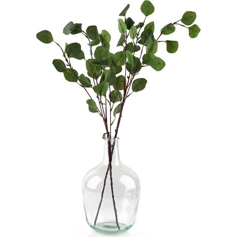 Vase en Verre Transparent pour Branches, vases en Verre synthétique pour centres de Table dans la Cuisine, la Maison et la décoration intérieure (M) (1/5)
