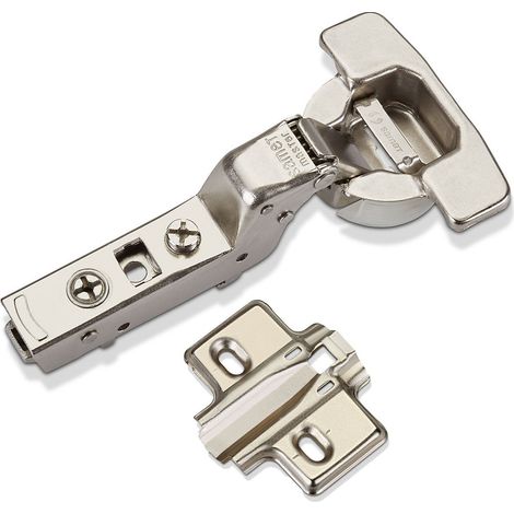 MASTER TOOLLESS Topfband T45 Innenanschlag 110° mit Langlochverstellung Möbelscharnier Schrankscharnier (1/5)