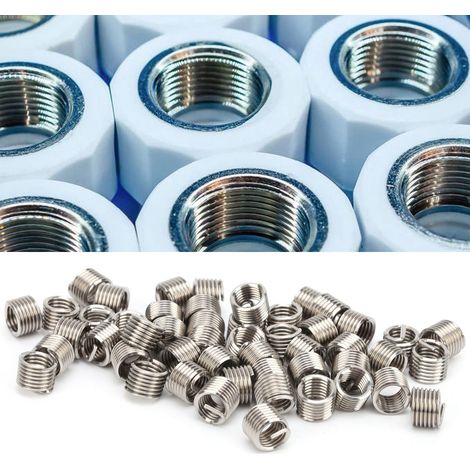 50 pièces de manchons de protection pour filetage en acier standard américain 10-32, diamètre 1,5D (1/5)