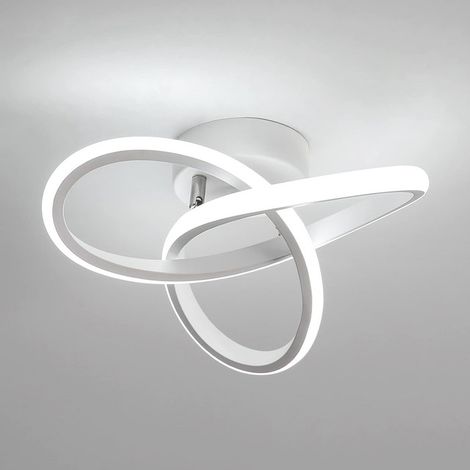 GOECO Lumière LED de plafond, lampe de plafond LED moderne super brillante de 22W, 6500K blanc froid (1/5)