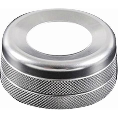 Embellecedor del pomo de ajuste de volumen del control central del coche para Jaguar F-Pace XE XF 2015-2020 (Plata) (1/5)