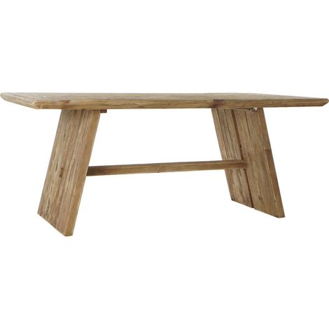 Table de salon durable en bois recyclé et épuré - Bois naturel recyclé (1/5)