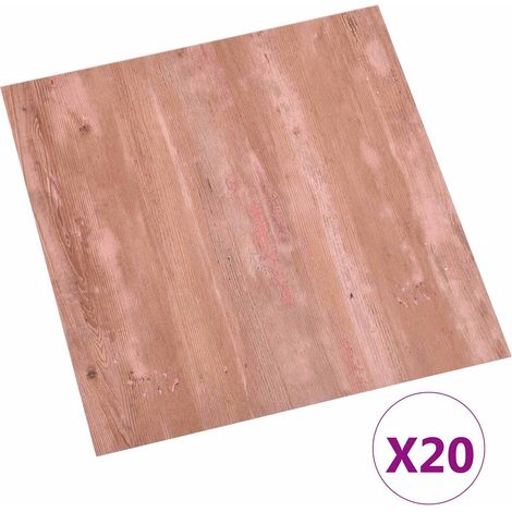 vidaXL Self-adhesive Flooring Planks 30.5 x 30.5 cm 20 pcs PVC Red (1/4)