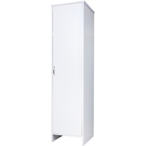 Weiße PVC-Waschsäulen-Schrank mit Tür D8FC9006K Negrari (1/5)