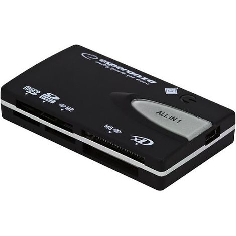 Lector de tarjetas de memoria universal Esperanza EA129 USB 2.0 (1/2)