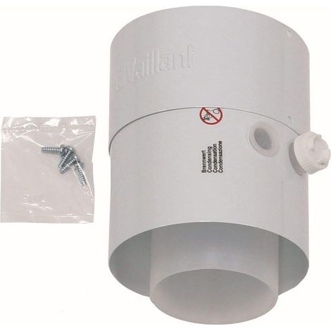 Vaillant Raccordo intermedio con aperture di prova per condotto aria/gas di scarico, PP, 80/125 mm, 301369