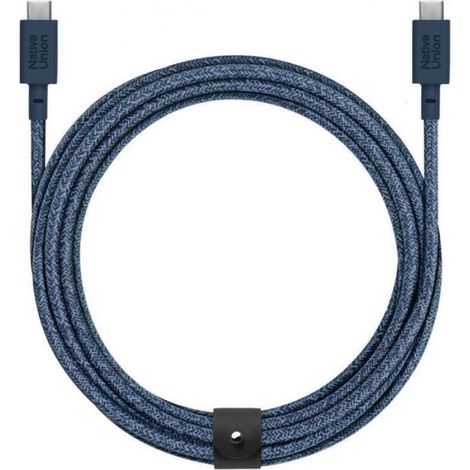 Connecteur industriel Native union Câble de ceinture XL 100 W - USB-C - Câble USB-C, 3 m (bleu marine)