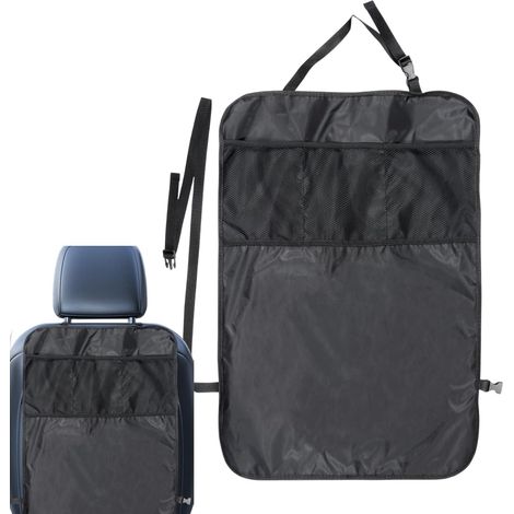 Organisateur De Siège Auto Organisateur Auto pour Siège Stockage Automobile Antidérapant avec Poche Filet pour Jouet Téléphone Bouteille Goûter (1/5)