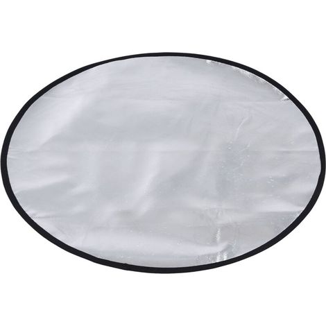 Tapis de protection ignifuge pour feu de camp, rond double face 76cm, pour terrasse et jardin (1/5)