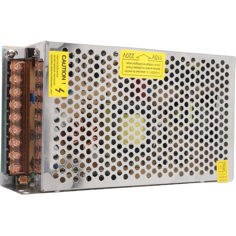 Alimentation à découpage CC S-250-12 avec protection contre les courts-circuits, transformateur robuste et polyvalent pour de multiples usages (1/5)
