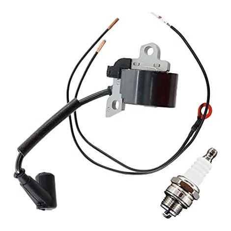 Bobine d'allumage STIHL 0000 400 1300 – Compatible tronçonneuses 024 026 028 029 039 044 – Bougie BPMR7A incluse – Remplacement performant