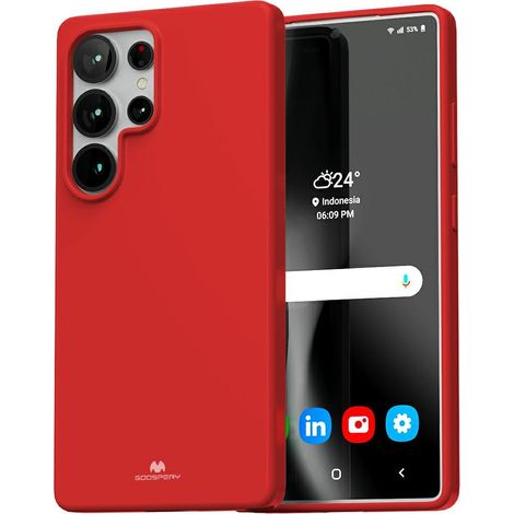 Hülle für Samsung Galaxy S25 Ultra, Merkurrot