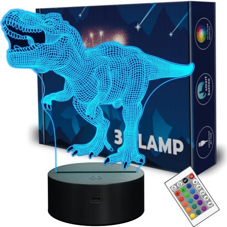 Veilleuse LED licorne à projection 3D — Change de couleur (7 couleurs) idéal pour un cadeau de Noël ou d'anniversaire. (1/5)
