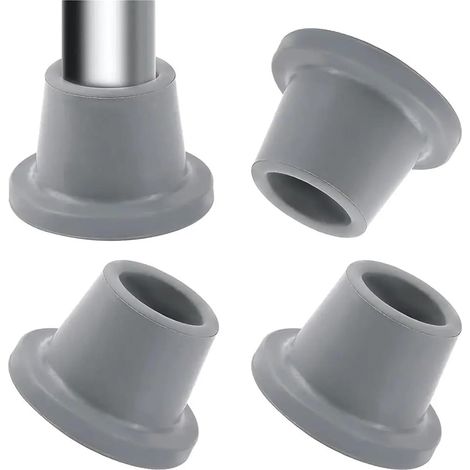 Embouts de pieds en caoutchouc pour chaise douche (16 pièces) (1/5)