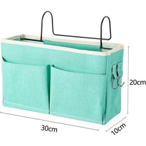 Sac de rangement suspendu - Noname - 30x10x20cm - Vert - Organisateur de chevet - Pratique (1/3)