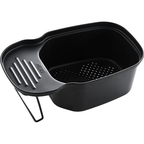 1 pièce Panier égouttoir pour évier de cuisine, panier de rangement pour évier en acier inoxydable, panier alimentaire (1/5)
