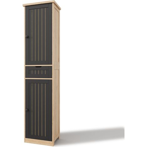GagaBuffet de cuisine 170x40x30 cm, 2 portes, 1 tiroir, MDF (1/5)