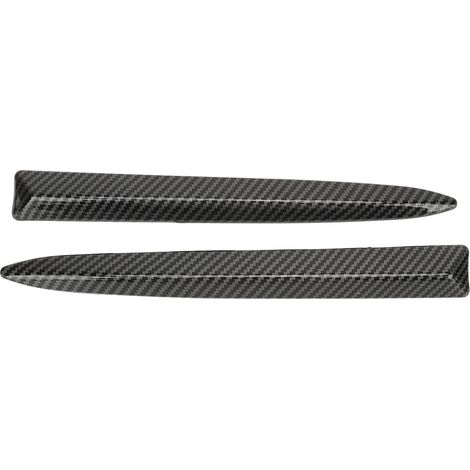 Bande de Calandre Supérieure en Fiber de Carbone, Garniture de Moulage Supérieure de Pare-chocs Avant Adaptée à la 500 2007 – 2015, Twin Pack 735455041. (1/5)