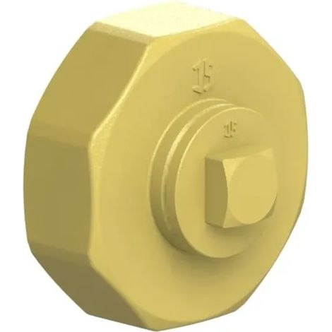 JS Calotta terminale destra, alimentazione acqua da sinistra, 1 1/2'', ingresso 1 1/4'', 0074503200001
