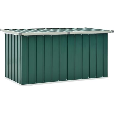 Coffre de rangement de jardin Vert 129x67x65 cm vidaXL (1/5)