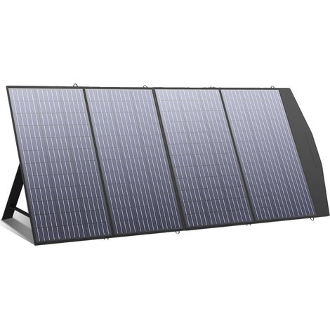 Panneau Solaire, Design Pliable, Construction Étanche, 18V 200W (1/2)
