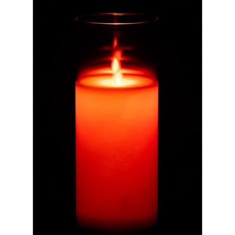 Lampe à Poser Led "brillante" 25cm Rouge (1/3)