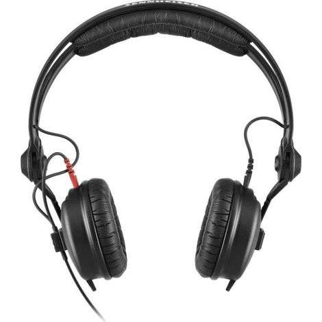 Casque audio professionnel Sennheiser HD 25 PLUS, fermé, câble droit et spiralé, coussinets en velours supplémentaires, étui de transport (1/5)