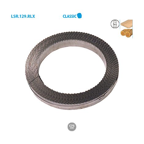 Leman - 1 Rouleau de 50 mètres Lame scie à ruban en acier C75 15x0,6 pas de 8 - 129.15.608